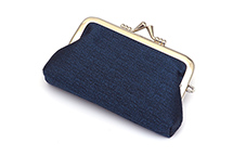 印鑑ケース ちとせ・ふじやま・がまぐちケース 藍 10.5-18.0mm