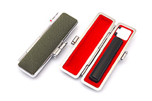 印鑑ケース 帆布ケース オリーブ 10.5-12.0mm