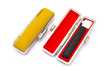 印鑑ケース 帆布ケース カラシ 10.5-12.0mm