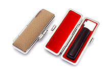 印鑑ケース 帆布ケース マッシュルーム 13.5-15.0mm